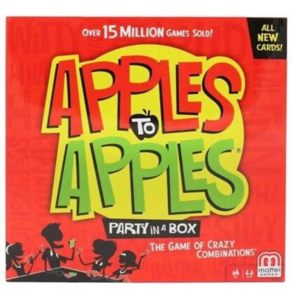 🍎 "Apples to Apples” Party Box: The Game of Hilarious Comparisons! 🍏
